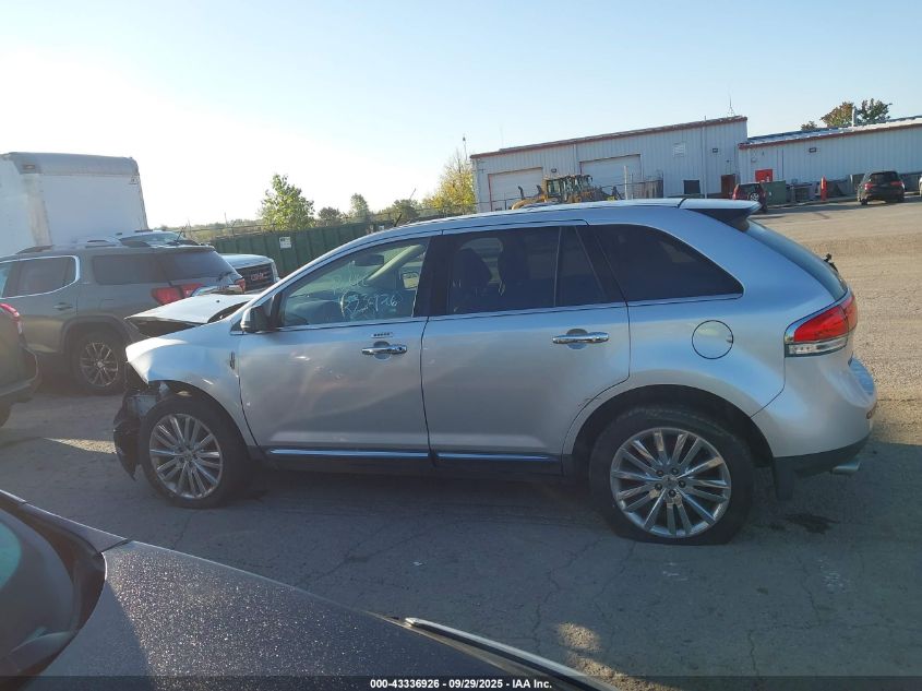 2012 Lincoln Mkx VIN: 2LMDJ8JK4CBL16985 Lot: 43336926