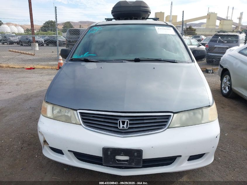 2001 Honda Odyssey Ex VIN: 2HKRL18671H522691 Lot: 43336943