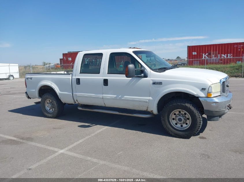 2004 Ford F-250 Lariat/Xl/Xlt VIN: 1FTNW21S54EA73728 Lot: 43337029