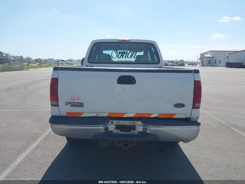 2004 Ford F-250 Lariat/Xl/Xlt VIN: 1FTNW21S54EA73728 Lot: 43337029