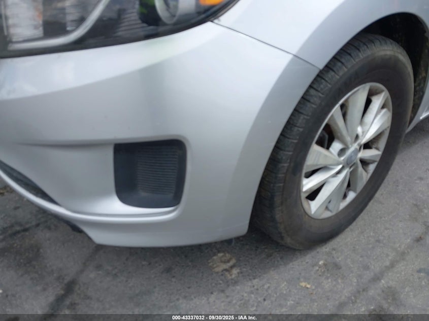 2016 KIA SEDONA LX KNDMB5C13G6116698