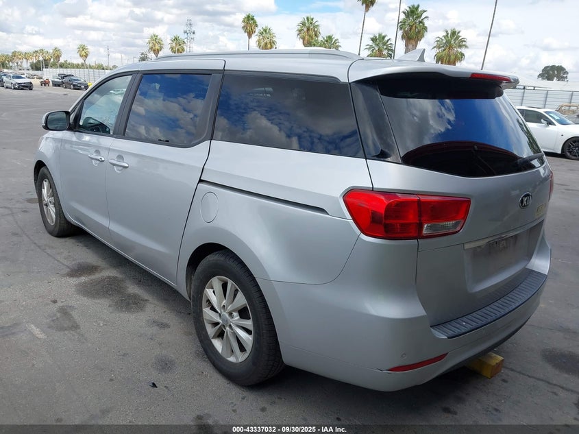 2016 KIA SEDONA LX KNDMB5C13G6116698