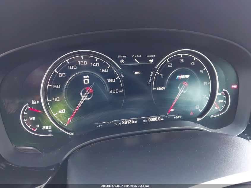 2018 BMW M5 VIN: WBSJF0C51JB283968 Lot: 43337048