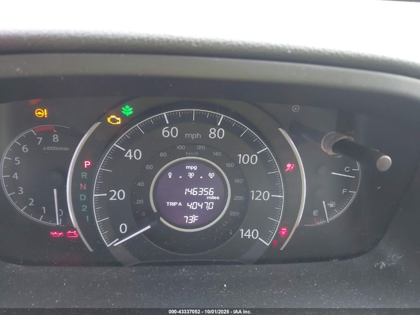 2013 Honda Cr-V Lx VIN: 2HKRM3H33DH521587 Lot: 43337052