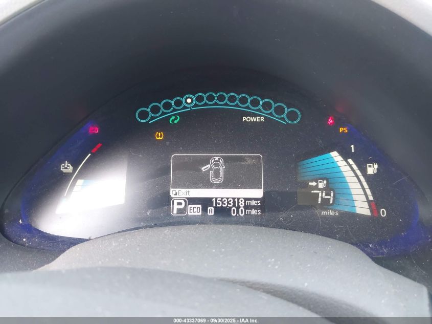 2015 Nissan Leaf Sv VIN: 1N4AZ0CP6FC300139 Lot: 43337069