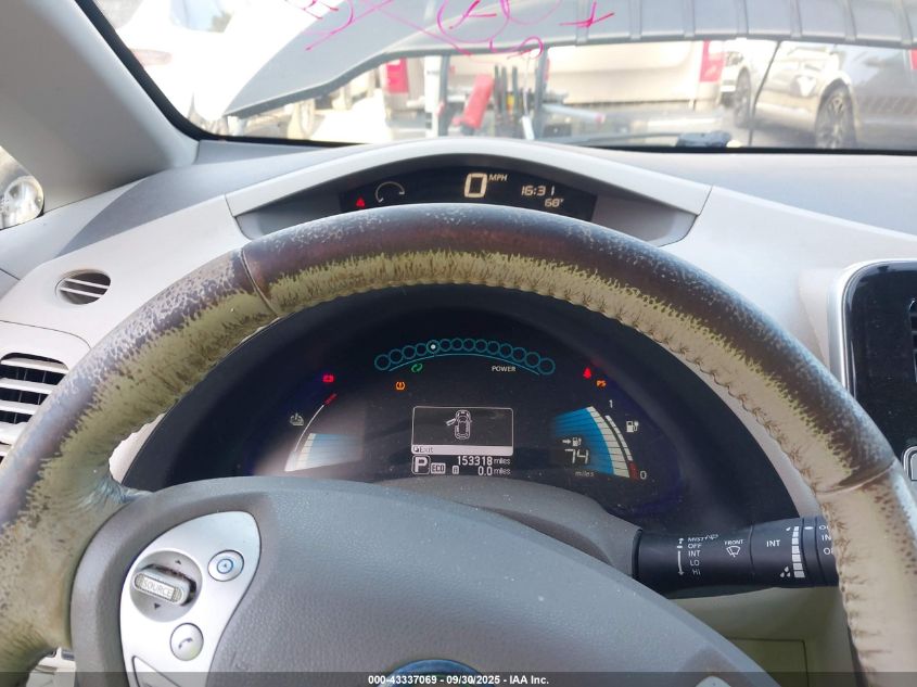 2015 Nissan Leaf Sv VIN: 1N4AZ0CP6FC300139 Lot: 43337069