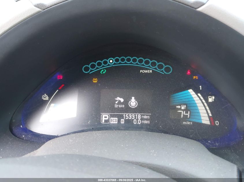 2015 Nissan Leaf Sv VIN: 1N4AZ0CP6FC300139 Lot: 43337069