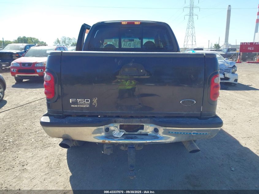 2001 Ford F-150 King Ranch Edition/Lariat/Xlt VIN: 1FTRW08L91KD94477 Lot: 43337070