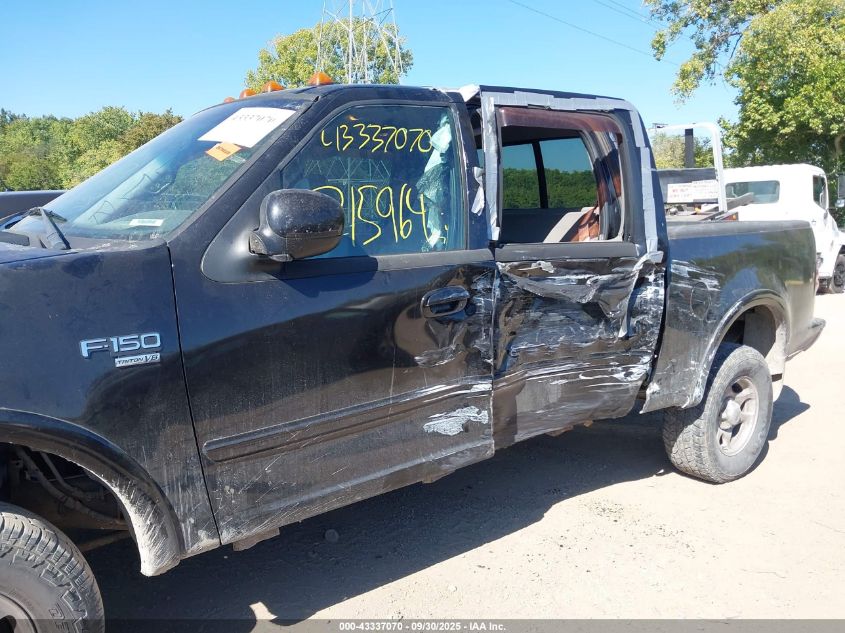 2001 Ford F-150 King Ranch Edition/Lariat/Xlt VIN: 1FTRW08L91KD94477 Lot: 43337070