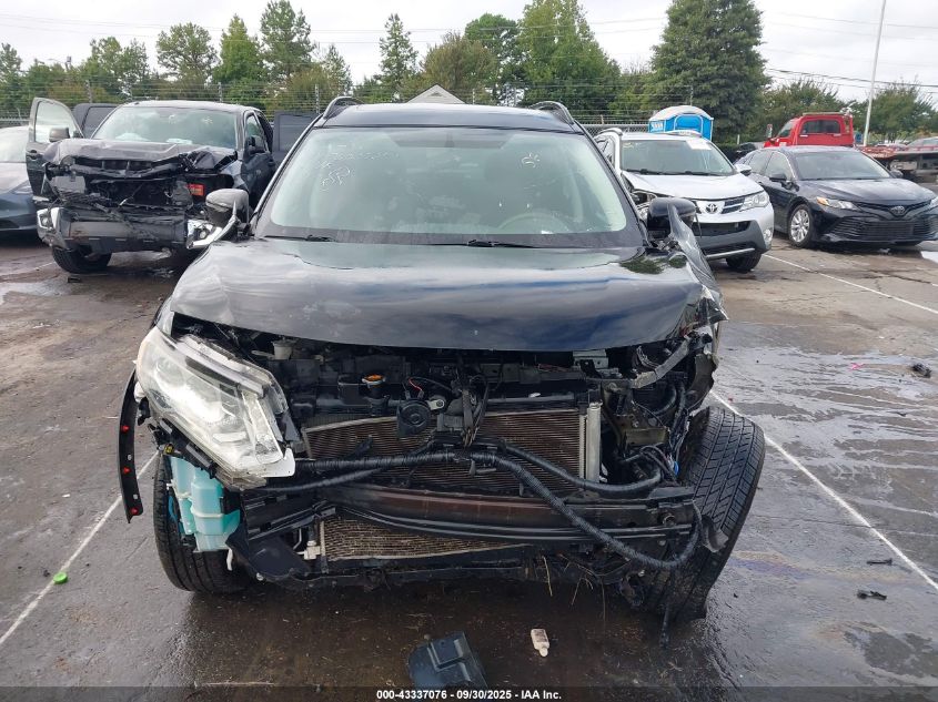 2017 Nissan Rogue Sv VIN: 5N1AT2MT2HC760027 Lot: 43337076