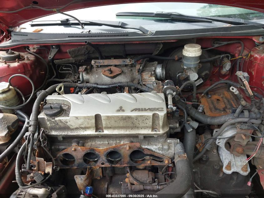 2008 Mitsubishi Eclipse Gs VIN: 4A3AK24F88E012966 Lot: 43337085