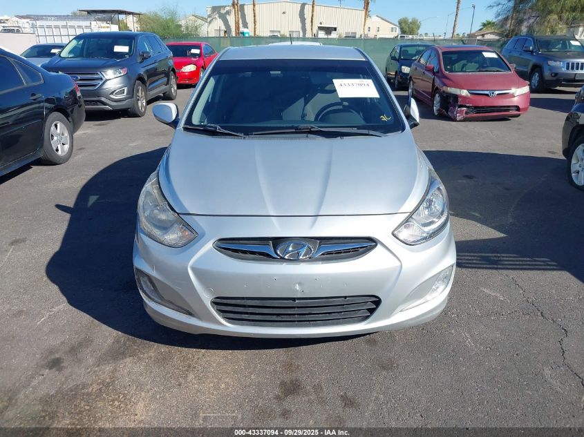 2013 Hyundai Accent Gls VIN: KMHCU4AE8DU440691 Lot: 43337094