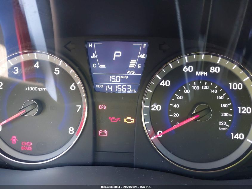 2013 Hyundai Accent Gls VIN: KMHCU4AE8DU440691 Lot: 43337094