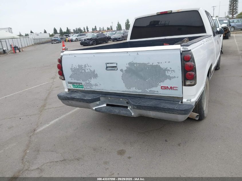 1998 GMC Sierra 1500 Sl Wideside VIN: 2GTEC19R6W1551728 Lot: 43337098