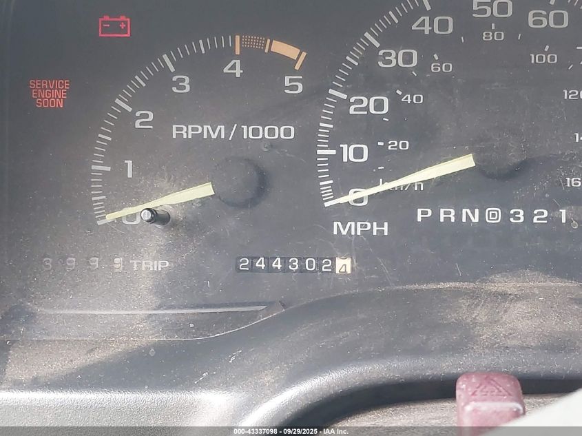 1998 GMC Sierra 1500 Sl Wideside VIN: 2GTEC19R6W1551728 Lot: 43337098