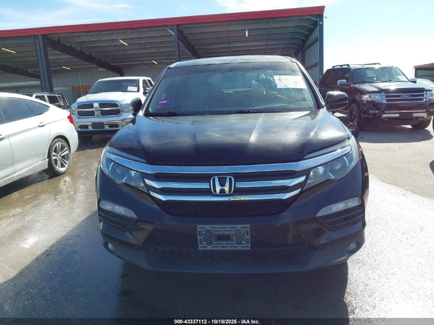 2016 Honda Pilot Ex-L VIN: 5FNYF6H59GB095335 Lot: 43337112