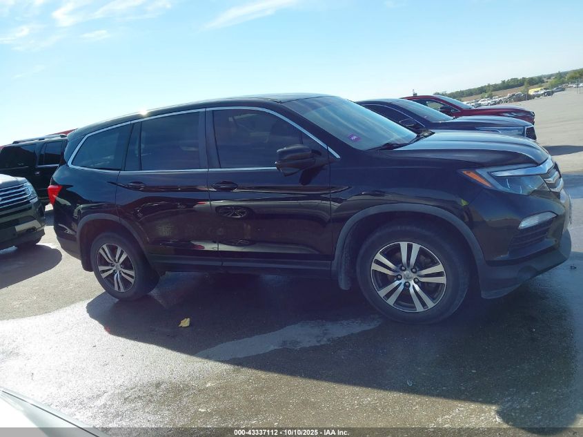 2016 Honda Pilot Ex-L VIN: 5FNYF6H59GB095335 Lot: 43337112