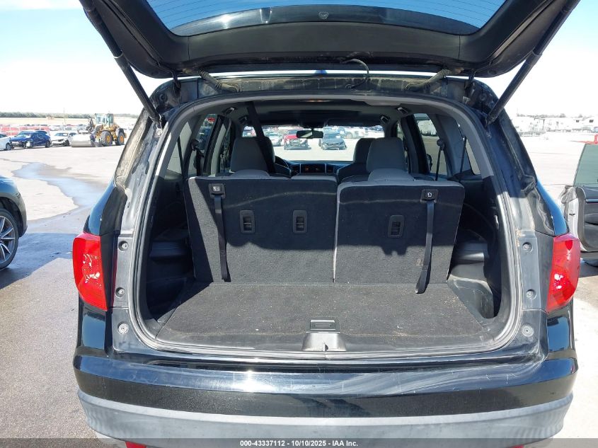 2016 Honda Pilot Ex-L VIN: 5FNYF6H59GB095335 Lot: 43337112