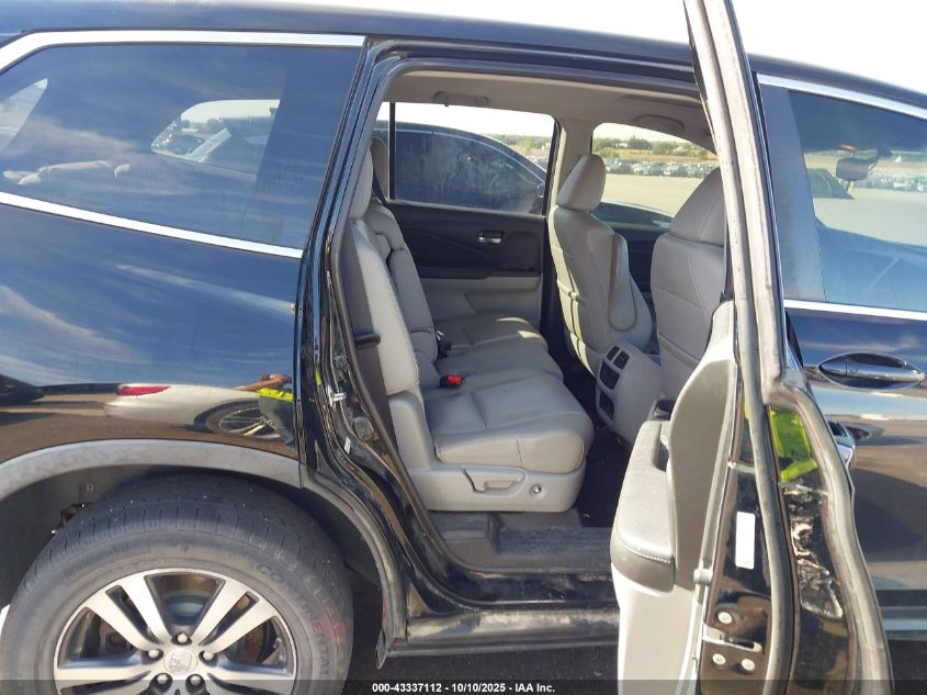 2016 Honda Pilot Ex-L VIN: 5FNYF6H59GB095335 Lot: 43337112