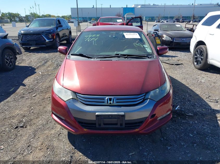 2010 Honda Insight Ex VIN: JHMZE2H74AS021105 Lot: 43337114