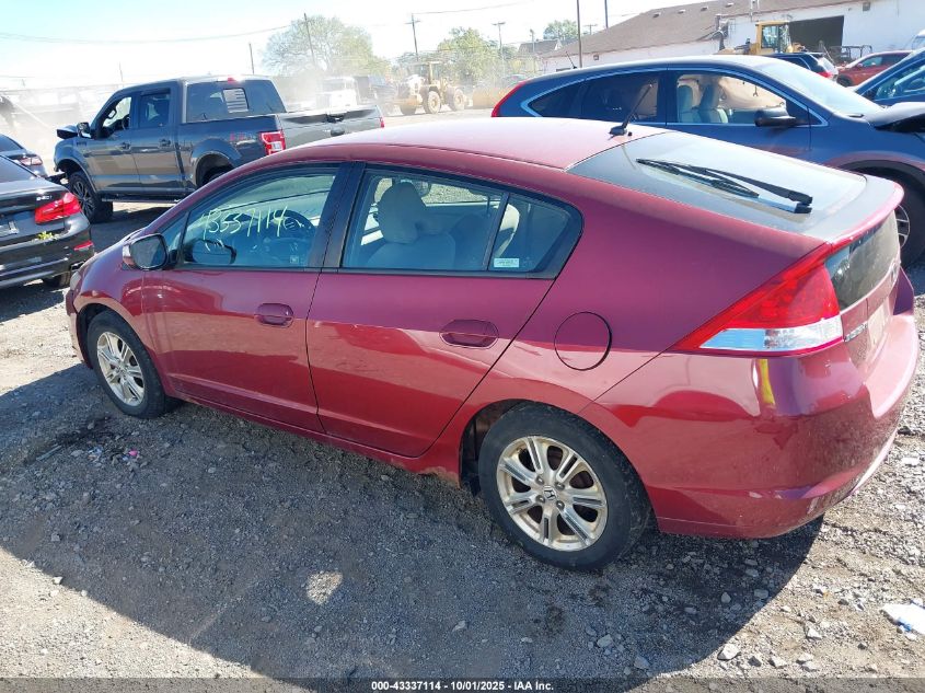 2010 Honda Insight Ex VIN: JHMZE2H74AS021105 Lot: 43337114