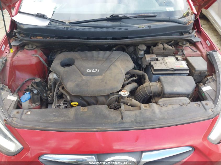 2014 Hyundai Accent Gls VIN: KMHCU4AE3EU702389 Lot: 43337137