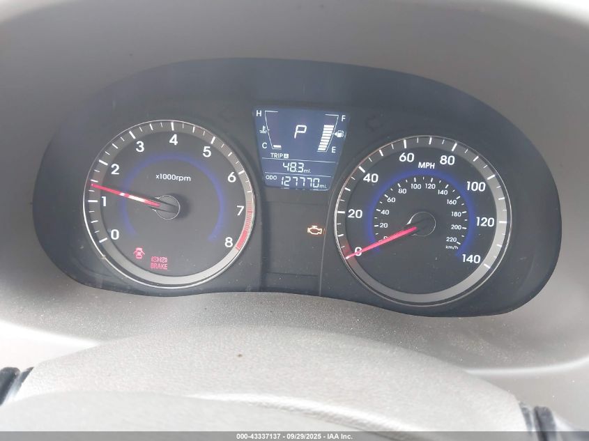 2014 Hyundai Accent Gls VIN: KMHCU4AE3EU702389 Lot: 43337137