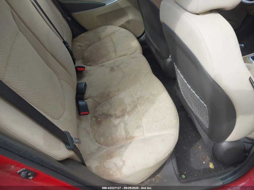 2014 Hyundai Accent Gls VIN: KMHCU4AE3EU702389 Lot: 43337137