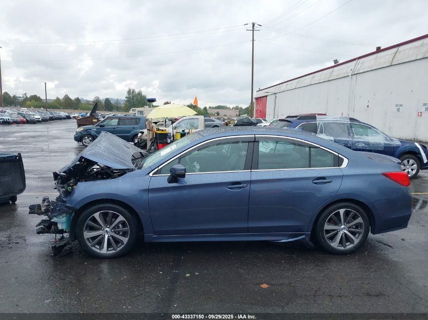 2017 Subaru Legacy 2.5I Limited VIN: 4S3BNAK65H3010504 Lot: 43337150