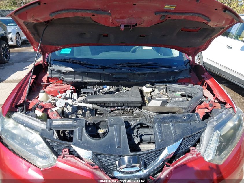 2016 Nissan Rogue S/Sl/Sv VIN: 5N1AT2MV9GC863400 Lot: 43337164