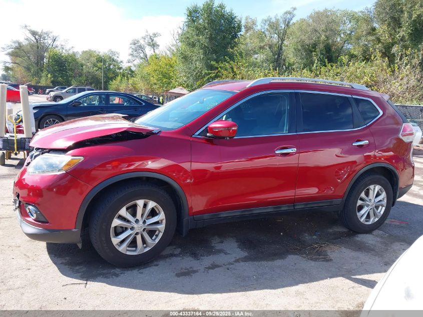 2016 Nissan Rogue S/Sl/Sv VIN: 5N1AT2MV9GC863400 Lot: 43337164