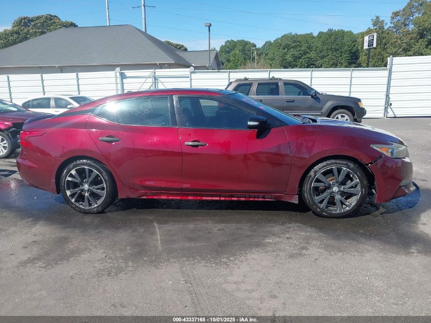 2016 Nissan Maxima 3.5 Sl VIN: 1N4AA6APXGC903299 Lot: 43337168