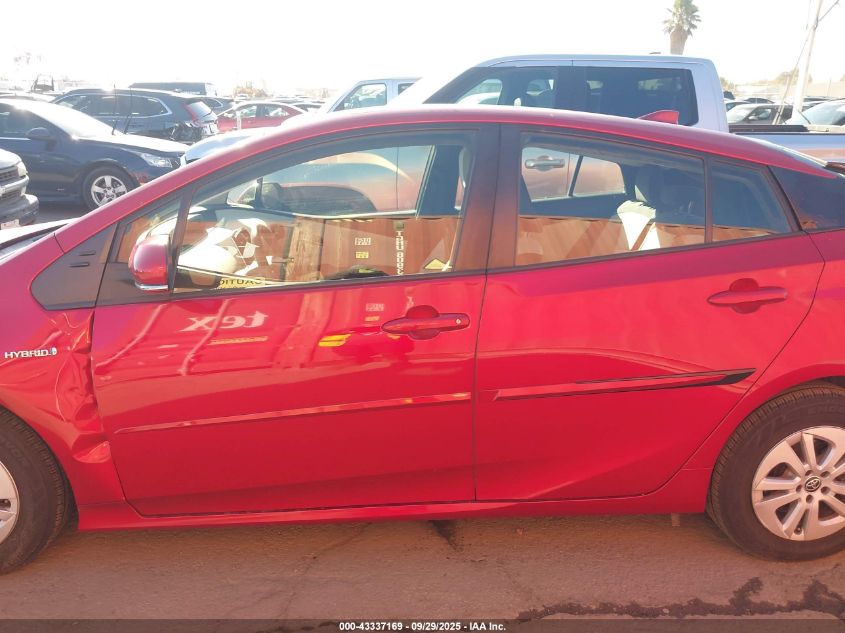 2016 Toyota Prius Two VIN: JTDKBRFUXG3510060 Lot: 43337169