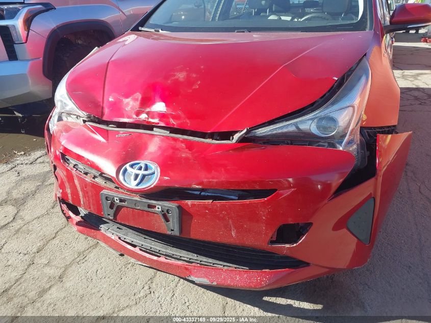 2016 Toyota Prius Two VIN: JTDKBRFUXG3510060 Lot: 43337169