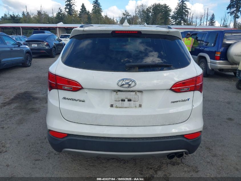 2014 Hyundai Santa Fe Sport 2.0L Turbo VIN: 5XYZU3LA2EG124726 Lot: 43337184