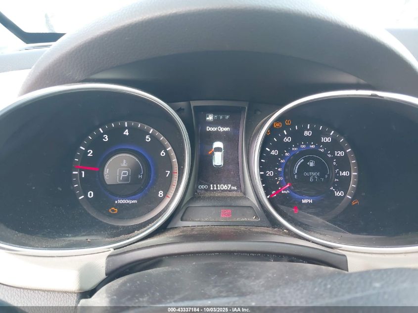 2014 Hyundai Santa Fe Sport 2.0L Turbo VIN: 5XYZU3LA2EG124726 Lot: 43337184