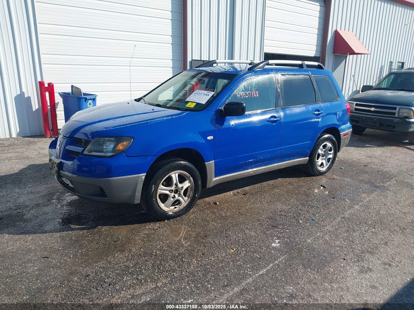 JA4LZ31GX3U048614 2003 MITSUBISHI OUTLANDER photo no. 2