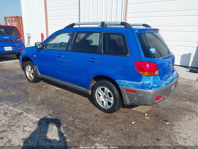 JA4LZ31GX3U048614 2003 MITSUBISHI OUTLANDER photo no. 3