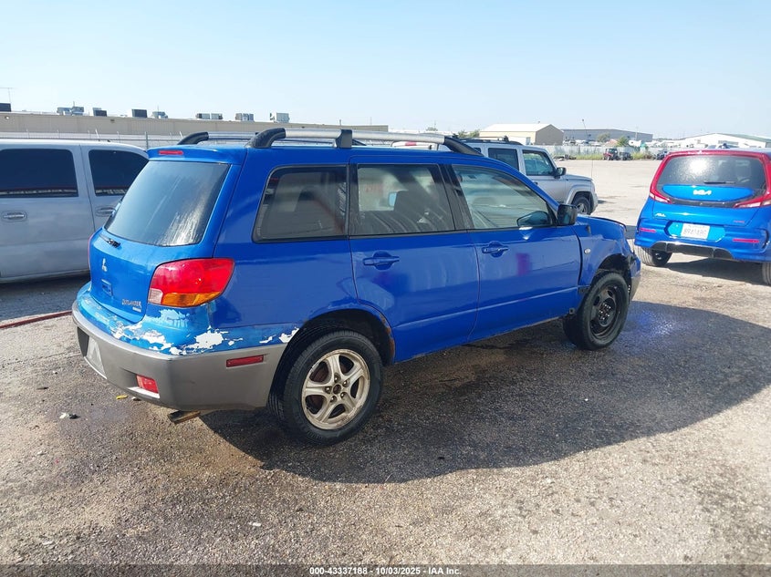 JA4LZ31GX3U048614 2003 MITSUBISHI OUTLANDER photo no. 4