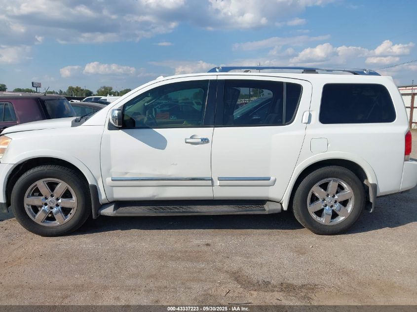 2012 Nissan Armada Platinum VIN: 5N1BA0NF0CN622250 Lot: 43337223