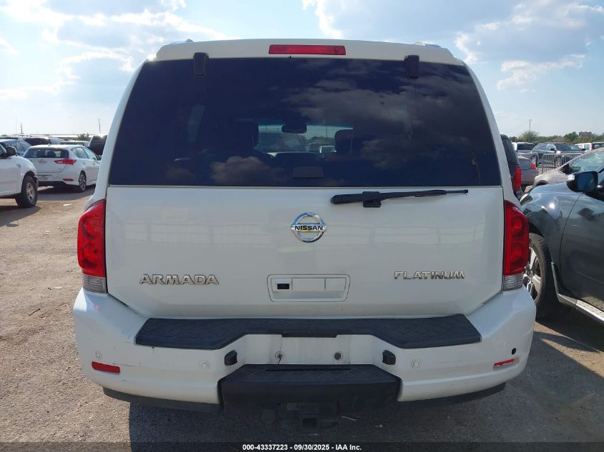2012 Nissan Armada Platinum VIN: 5N1BA0NF0CN622250 Lot: 43337223