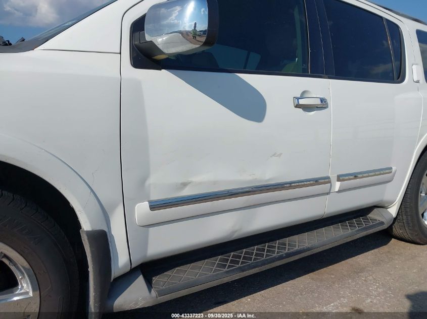 2012 Nissan Armada Platinum VIN: 5N1BA0NF0CN622250 Lot: 43337223