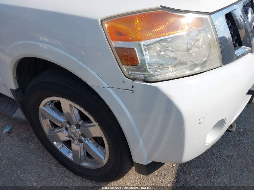 2012 Nissan Armada Platinum VIN: 5N1BA0NF0CN622250 Lot: 43337223