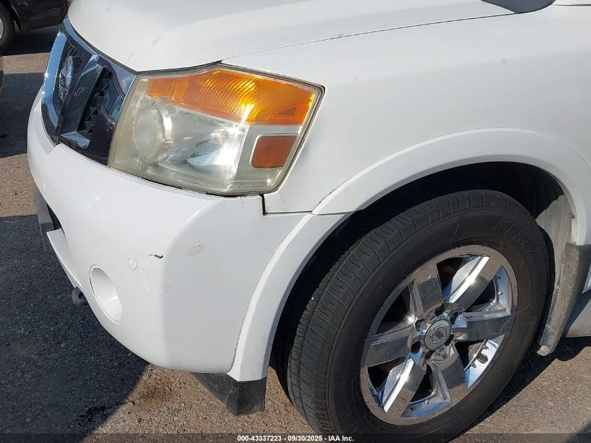 2012 Nissan Armada Platinum VIN: 5N1BA0NF0CN622250 Lot: 43337223