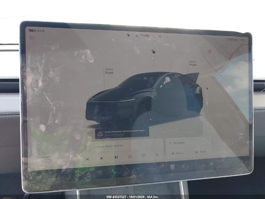 2026 Tesla Model Y Long Range Dual Motor All-Wheel Drive/Long Range Launch Series VIN: 7SAYGDEE1TA401430 Lot: 43337227