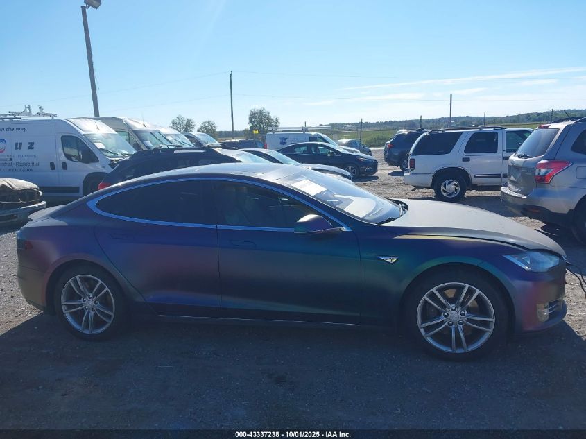2014 Tesla Model S P85 VIN: 5YJSA1H12EFP65163 Lot: 43337238