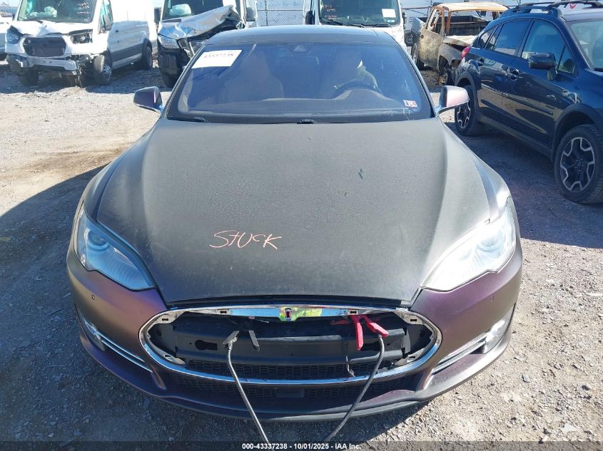 2014 Tesla Model S P85 VIN: 5YJSA1H12EFP65163 Lot: 43337238