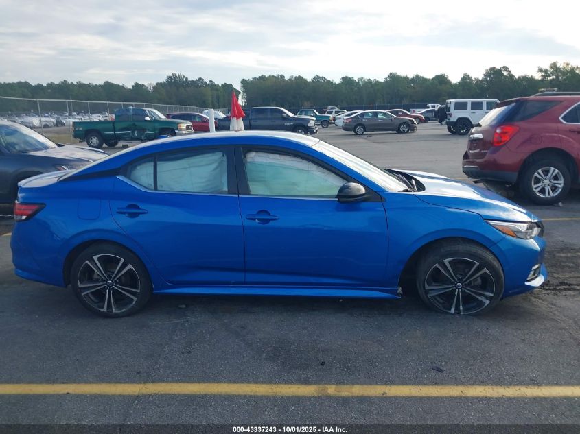 2022 Nissan Sentra Sr Xtronic Cvt VIN: 3N1AB8DV0NY294745 Lot: 43337243