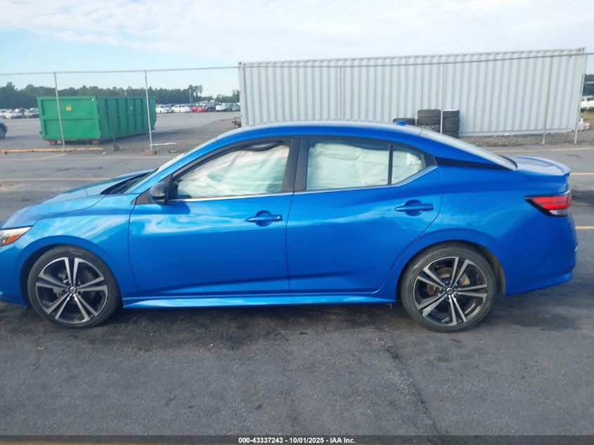 2022 Nissan Sentra Sr Xtronic Cvt VIN: 3N1AB8DV0NY294745 Lot: 43337243