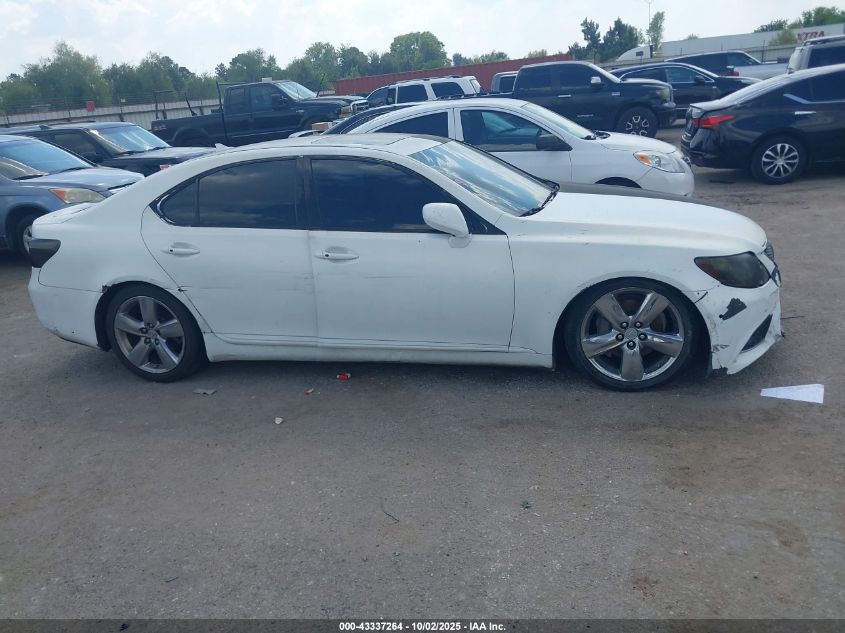 2007 Lexus Ls 460 VIN: JTHBL46F575031050 Lot: 43337264